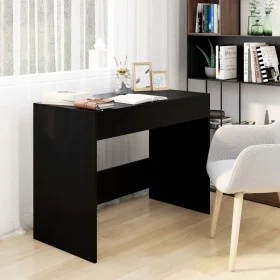 Escritorio de madera contrachapada negro 101x50x76,5 cm de vidaXL, Escritorios - Ref: Foro24-809558, Precio: 93,51 €, Descuen...