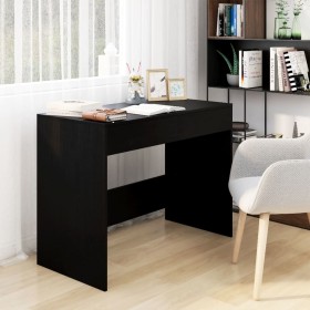 Schwarzer Sperrholz-Schreibtisch 101x50x76,5 cm von vidaXL, Schreibtische - Ref: Foro24-809558, Preis: 95,15 €, Rabatt: %