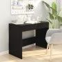 Escritorio de madera contrachapada negro 101x50x76,5 cm de vidaXL, Escritorios - Ref: Foro24-809558, Precio: 93,51 €, Descuen...