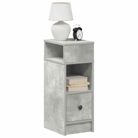 Mesillas de noche 2 uds con cajón gris hormigón 25x31x66 cm von , Nachttische - Ref: Foro24-858621, Preis: 80,96 €, Rabatt: %