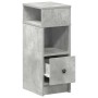 Mesillas de noche 2 uds con cajón gris hormigón 25x31x66 cm von , Nachttische - Ref: Foro24-858621, Preis: 80,96 €, Rabatt: %