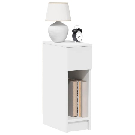 Mesillas de noche con cajón 2 uds blanco 20x36x60 cm by , Nightstands - Ref: Foro24-858696, Price: 86,55 €, Discount: %