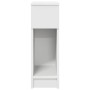 Mesillas de noche con cajón 2 uds blanco 20x36x60 cm by , Nightstands - Ref: Foro24-858696, Price: 86,55 €, Discount: %