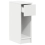 Mesillas de noche con cajón 2 uds blanco 20x36x60 cm by , Nightstands - Ref: Foro24-858696, Price: 86,55 €, Discount: %
