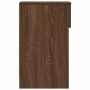 Mesilla de noche con cajón roble marrón 20x36x60 cm by , Nightstands - Ref: Foro24-858707, Price: 46,36 €, Discount: %