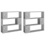 Concrete gray space divider shelf 100x24x188 cm by vidaXL, Bookcases and shelves - Ref: Foro24-3082075, Price: 93,67 €, Disco...