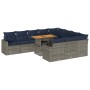 Set de sofás de jardín 11 pzas y cojines ratán sintético gris von , Gartensets - Ref: Foro24-3327092, Preis: 896,08 €, Rabatt...