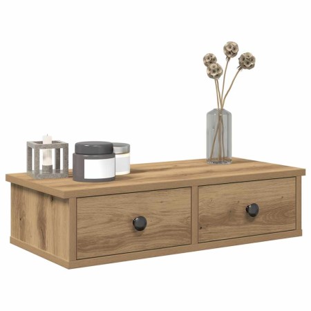Estante de pared cajones madera contrachapada roble artesanal von , Regale und Regale - Ref: Foro24-859949, Preis: 49,04 €, R...