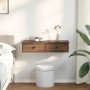 Estante de pared con cajones madera contrachapada roble marrón von , Regale und Regale - Ref: Foro24-859956, Preis: 53,52 €, ...