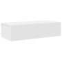 Estante de pared con cajones de madera contrachapada blanco by , Shelves and shelves - Ref: Foro24-859968, Price: 69,32 €, Di...