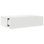 Estante de pared con cajones de madera contrachapada blanco by , Shelves and shelves - Ref: Foro24-859968, Price: 69,32 €, Di...