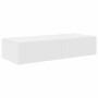 Estante de pared con cajones de madera contrachapada blanco by , Shelves and shelves - Ref: Foro24-859977, Price: 69,42 €, Di...