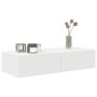 Estante de pared con cajones de madera contrachapada blanco by , Shelves and shelves - Ref: Foro24-859977, Price: 69,42 €, Di...