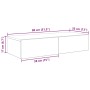 Estante de pared con cajones de madera contrachapada blanco by , Shelves and shelves - Ref: Foro24-859977, Price: 69,42 €, Di...