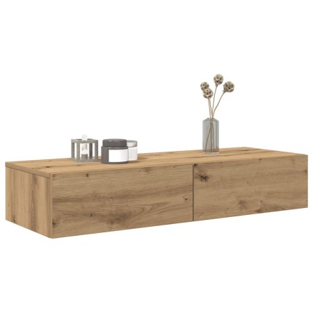 Estantería de pared con cajones madera de contrachapada by , Shelves and shelves - Ref: Foro24-859994, Price: 73,23 €, Discou...