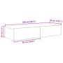 Estantería de pared con cajones madera de contrachapada by , Shelves and shelves - Ref: Foro24-859994, Price: 73,23 €, Discou...