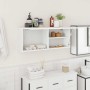 Mueble de pared de baño madera ingeniería blanco 100x25x40 cm by , bathroom vanities - Ref: Foro24-860103, Price: 75,32 €, Di...