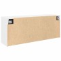 Mueble de pared de baño madera ingeniería blanco 100x25x40 cm by , bathroom vanities - Ref: Foro24-860103, Price: 75,32 €, Di...