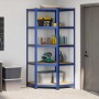 Estantería esquina 5 niveles madera contrachapada y acero azul von , Industrieregale - Ref: Foro24-4016964, Preis: 100,36 €, ...