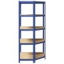 Estantería esquina 5 niveles madera contrachapada y acero azul von , Industrieregale - Ref: Foro24-4016964, Preis: 100,36 €, ...