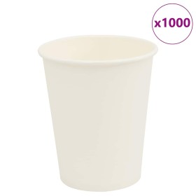 Tazas de café de papel 1000 uds 8oz 200ml blanco by , Disposable cups - Ref: Foro24-4102791, Price: 64,34 €, Discount: %