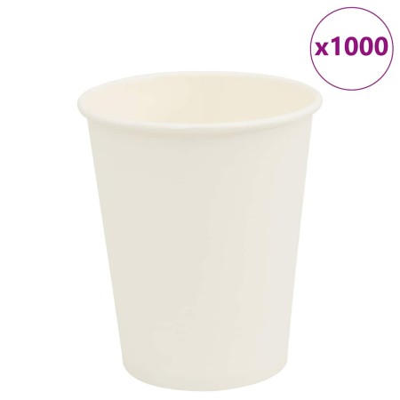 Tazas de café de papel 1000 uds 8oz 200ml blanco von , Einwegbecher - Ref: Foro24-4102791, Preis: 69,25 €, Rabatt: -5%%