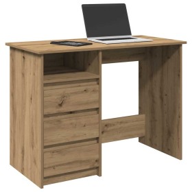 Escritorio de madera de ingeniería roble artesanal 102x50x75 cm de , Escritorios - Ref: Foro24-860471, Precio: 109,98 €, Desc...