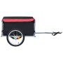 Remolque para bicicletas negro y rojo 65 kg von , Fahrradanhänger - Ref: Foro24-92588, Preis: 141,76 €, Rabatt: %