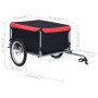 Remolque para bicicletas negro y rojo 65 kg von , Fahrradanhänger - Ref: Foro24-92588, Preis: 141,76 €, Rabatt: %