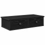 Estante de pared con cajones de madera contrachapada negro by , Shelves and shelves - Ref: Foro24-859942, Price: 41,35 €, Dis...