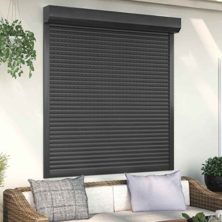 Persiana de aluminio gris antracita 140x150 cm | Foro24.es | Tu tienda online para hogar, jardín y más Foro24.es