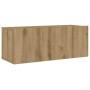 Muebles de TV de pared 6 uds madera ingeniería roble artesanal by , TV Furniture - Ref: Foro24-3328968, Price: 174,36 €, Disc...