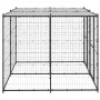 Perrera de exterior de acero con techo 4,84 m² by vidaXL, Dog kennels and fences - Ref: Foro24-3082249, Price: 387,94 €, Disc...