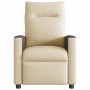 Sillón de masaje reclinable de tela crema by , Armchairs - Ref: Foro24-4104836, Price: 211,16 €, Discount: %