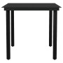 Juego de comedor jardín 5 piezas ratán sintético vidrio negro by , Garden sets - Ref: Foro24-3334535, Price: 309,40 €, Discou...