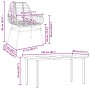 Juego de comedor jardín 5 piezas ratán sintético vidrio negro by , Garden sets - Ref: Foro24-3334537, Price: 356,87 €, Discou...
