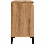 Armario lavabo baño madera ingeniería roble artisan 65x33x60 cm by , bathroom vanities - Ref: Foro24-857124, Price: 86,76 €, ...