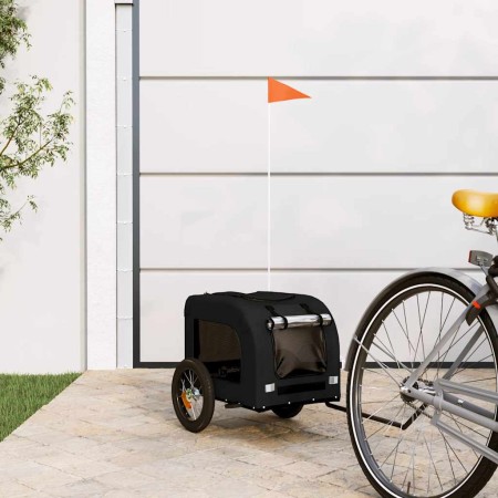 Remolque de bicicleta mascotas hierro tela Oxford negro von , Kinderwagen für Haustiere - Ref: Foro24-93828, Preis: 94,16 €, ...
