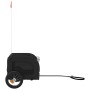 Remolque de bicicleta mascotas hierro tela Oxford negro von , Kinderwagen für Haustiere - Ref: Foro24-93828, Preis: 94,16 €, ...