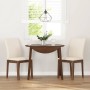 Sillas de comedor con cojines 2 uds madera maciza marrón caucho | Foro24.es | Tu tienda online para hogar, jardín y más Foro24.es