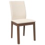 Sillas de comedor con cojines 2 uds madera maciza marrón caucho | Foro24.es | Tu tienda online para hogar, jardín y más Foro24.es