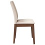 Sillas de comedor con cojines 2 uds madera maciza marrón caucho | Foro24.es | Tu tienda online para hogar, jardín y más Foro24.es