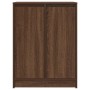 Aparador roble marrón 57x34x76 cm madera de ingeniería de , Aparadores - Ref: Foro24-861622, Precio: 75,24 €