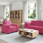 Juego de sofás con cojines 3 piezas terciopelo rojo tinto von , Sofas - Ref: Foro24-3324671, Preis: 644,23 €, Rabatt: -5%%