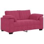 Juego de sofás con cojines 3 piezas terciopelo rojo tinto von , Sofas - Ref: Foro24-3324671, Preis: 644,23 €, Rabatt: -5%%