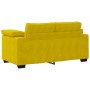 Juego de sofás con cojines 3 piezas terciopelo amarillo | Foro24.es | Tu tienda online para hogar, jardín y más Foro24.es