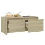 Engineered wood Sonoma oak coffee table 90x50x41.5 cm by vidaXL, Coffee table - Ref: Foro24-809821, Price: 61,43 €, Discount: %