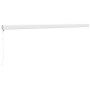 Toldo retráctil aluminio y tela amarillo y blanco 5x3 m von , Markisen - Ref: Foro24-3154535, Preis: 632,02 €, Rabatt: %
