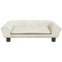 Sofá para niños de terciopelo crema 70x45x26 cm by , Baby and Toddler Furniture - Ref: Foro24-3196406, Price: 81,15 €, Discou...