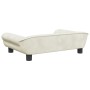 Sofá para niños de terciopelo crema 70x45x26 cm by , Baby and Toddler Furniture - Ref: Foro24-3196406, Price: 81,15 €, Discou...